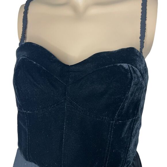 NWT Zara velvet dotted mesh dress - Picture 8 of 10